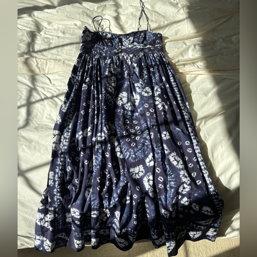 Ulla Johnson Indigo and Ivory Dress